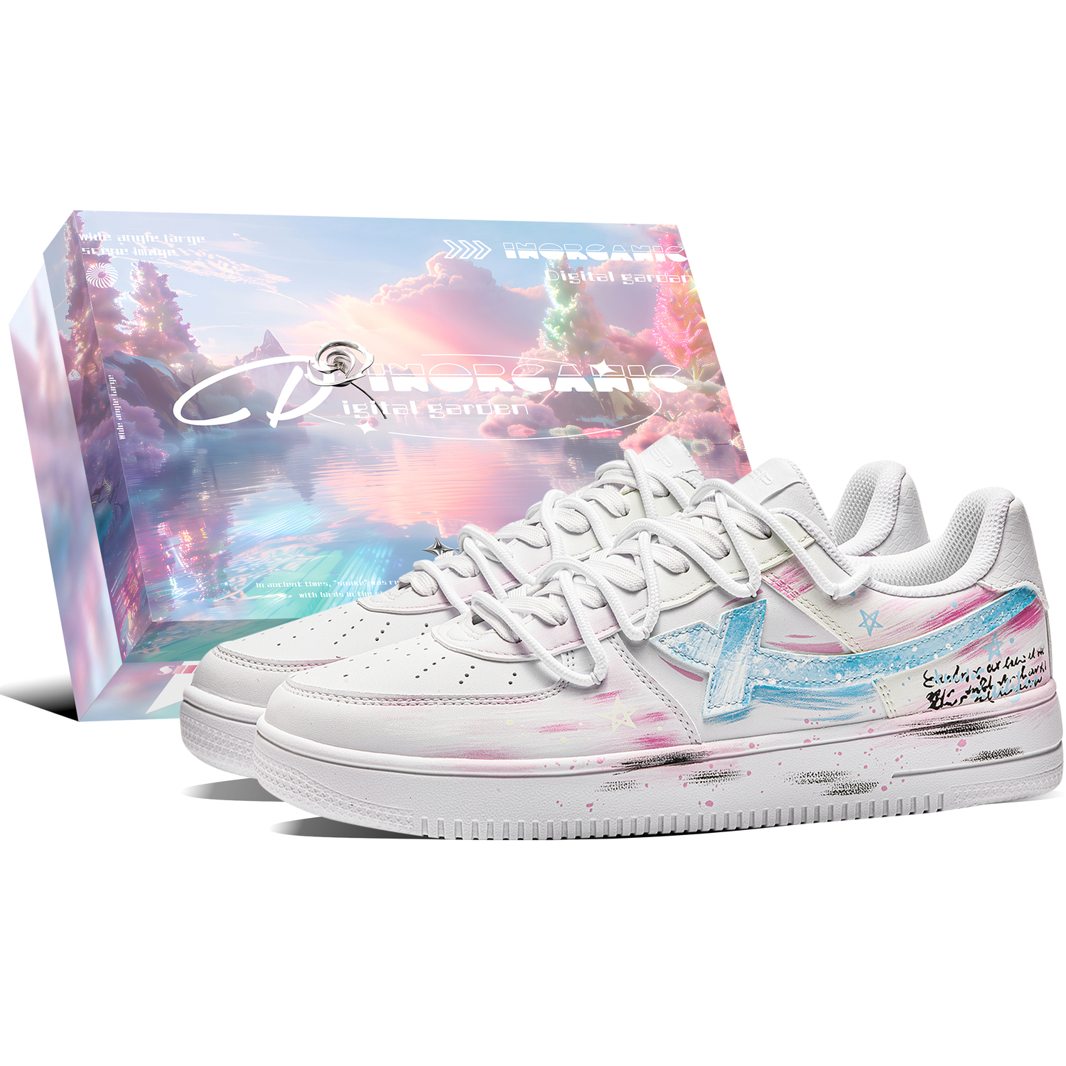 

XTEP Кроссовки для скейтбординга мужские Air Force One низкие противоскользящие износостойкие синий розовый