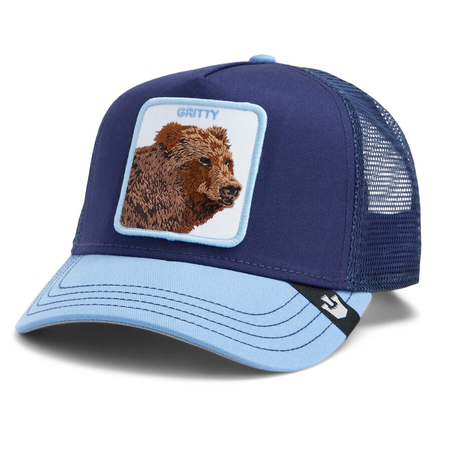 

Бейсболка GOORIN Bros. The Gritty Bear, цвет Light blue/Dark blue