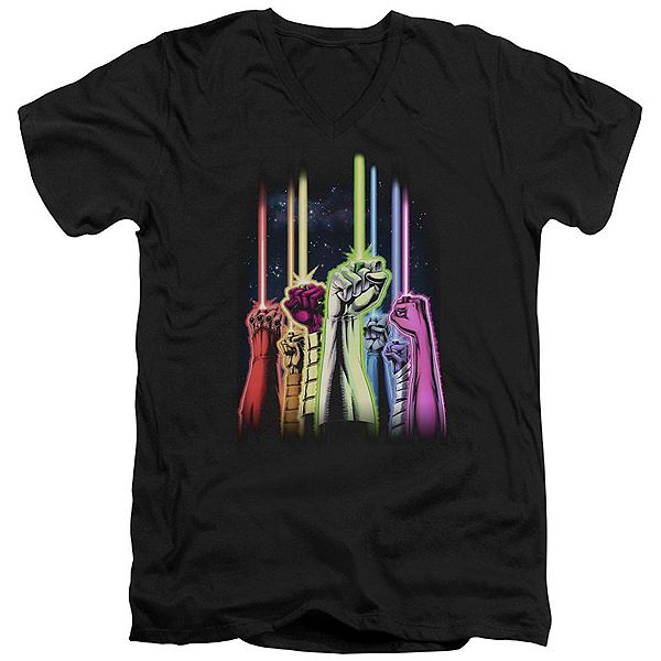 

Футболка Green Lantern Rainbow Corps с V-образным вырезом Licensed Character