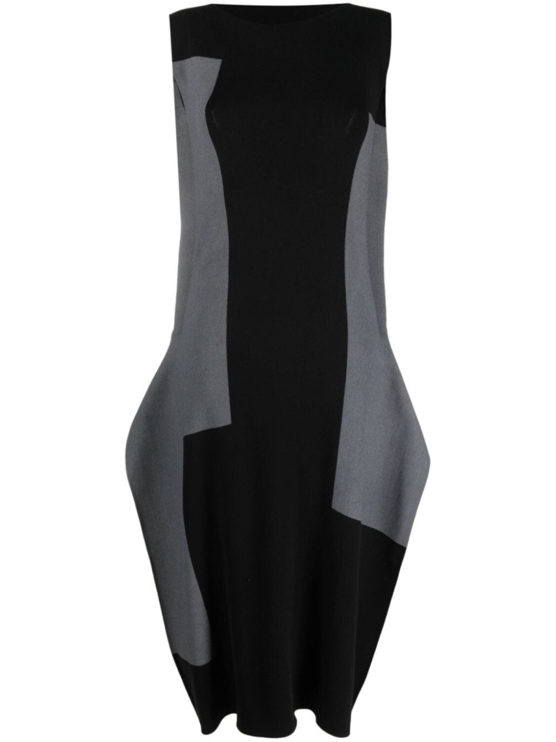 

Issey Miyake Rectilinear Ap midi dress, черный