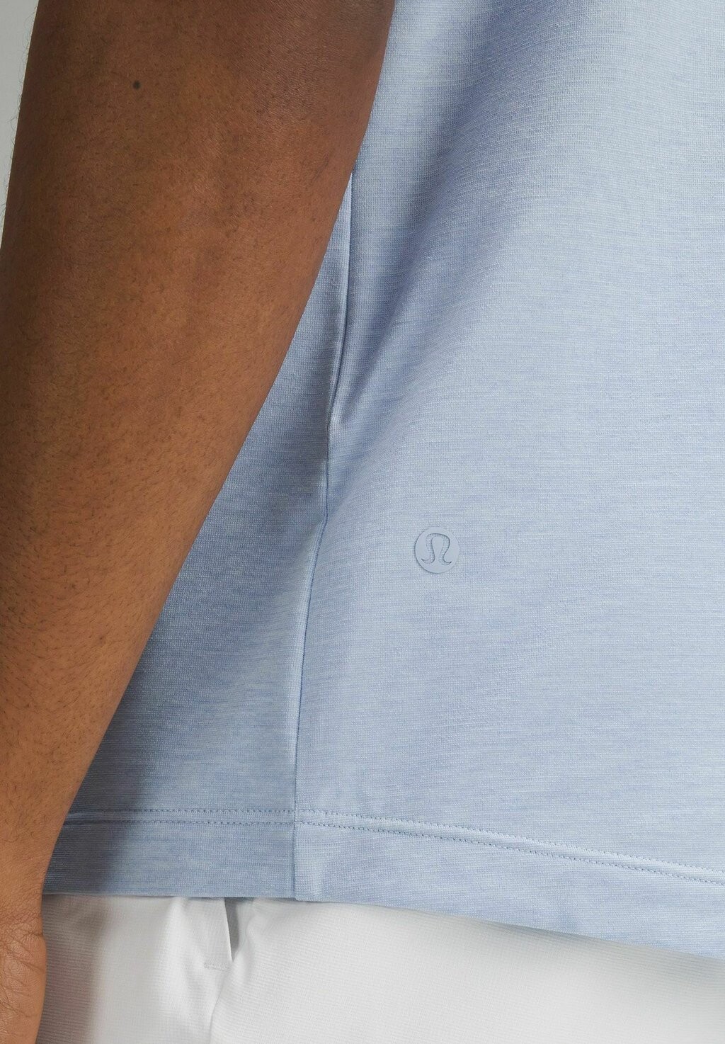 

Поло lululemon, льняной цвет синего цвета с пестрым оттенком Evolution Heathered