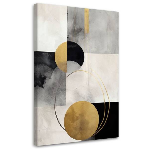 

Картина арт-принт KUNSTLOFT Geometric Elegance 3, золотой