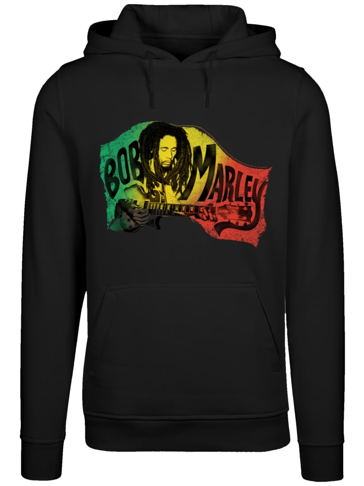 

F4NT4STIC Худи Bob Marley Chords Reggae Music by Rock Off, черного цвета