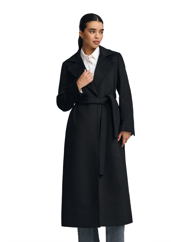 

Polo Club Шерстяное пальто черного цвета