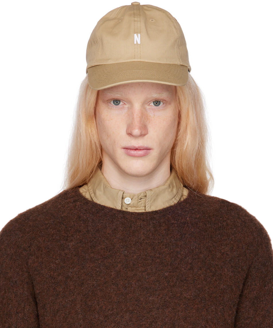 

Бежевая спортивная кепка из твила Norse Projects