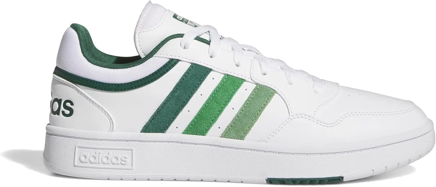 Мужские кроссовки Adidas Hoops 3.0 Low Classic Vintage, Cloud White Collegiate Green