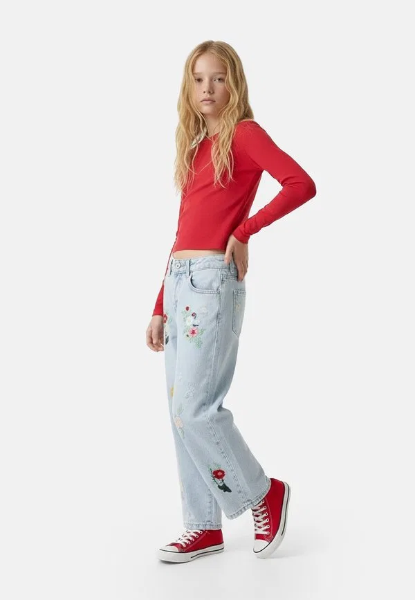 Джинсы свободного кроя, светло-голубой деним Koton, Light-Blue Denim — фото 2