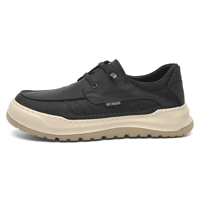 

Низкие повседневные туфли мужские SEPTWOLVES, Black (Standard Leather Shoe Size)