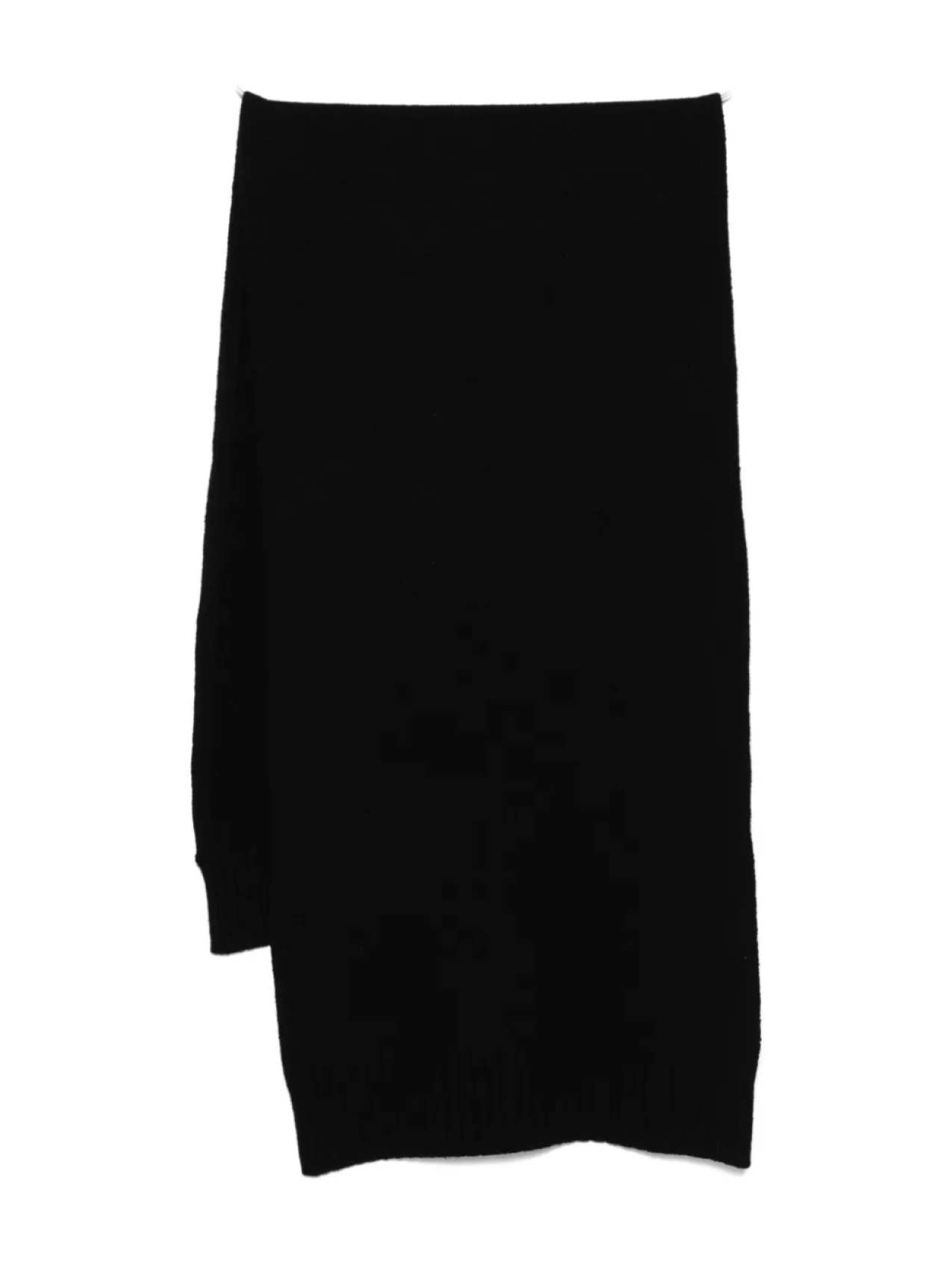 

Шерстяной шарф Jil Sander, черный