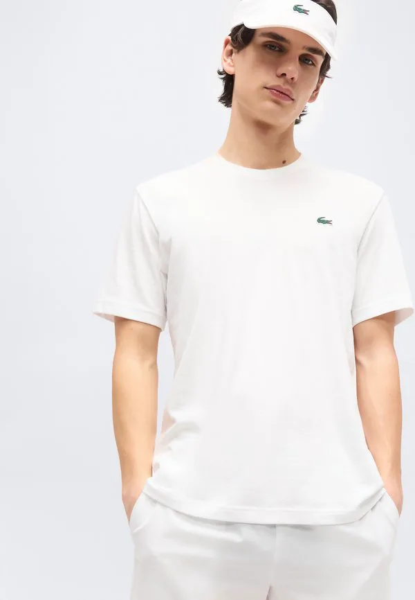Теннисные короткие спортивные шорты для тура Lacoste Sport, White — фото 4