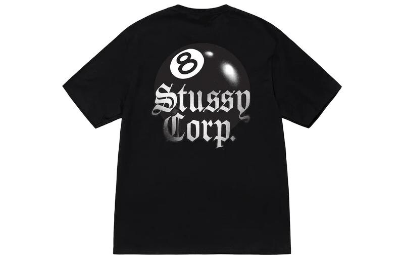 

Футболка серии 8-ball унисекс Stussy, оранжевый/красный