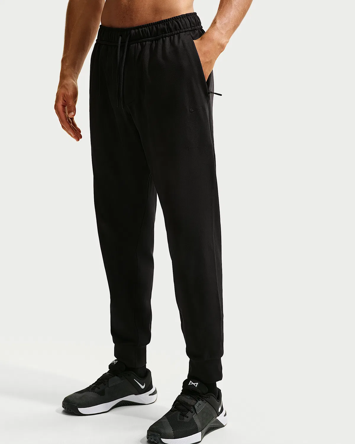 Мужские спортивные штаны Nike Primary NanoKnit Dri-FIT с защитой от УФ, Black/Black — фото 2