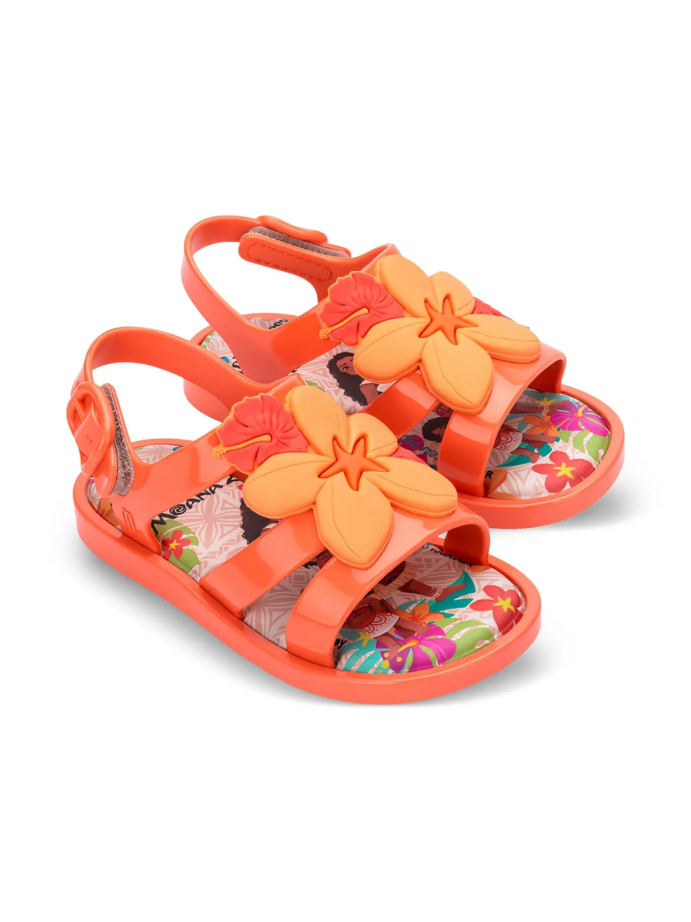 

Сандалии Colorland Moana из коллаборации с Disney Mini Melissa, оранжевый