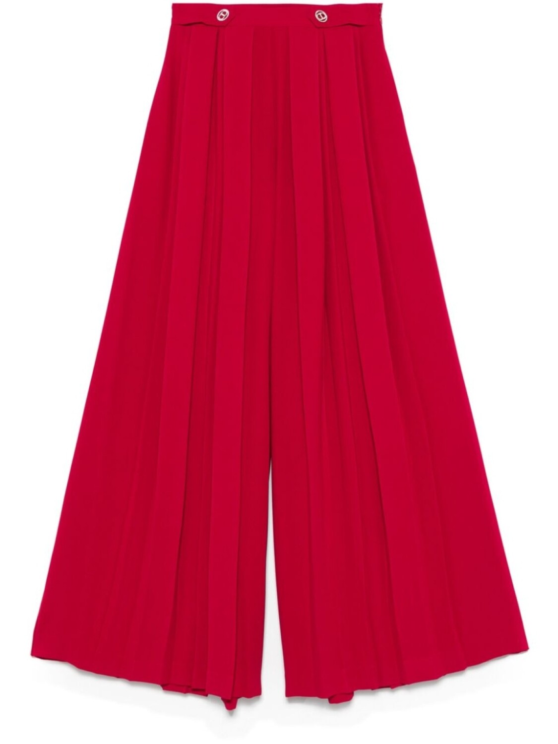 

Брюки из крепа со складками TWINSET, красный