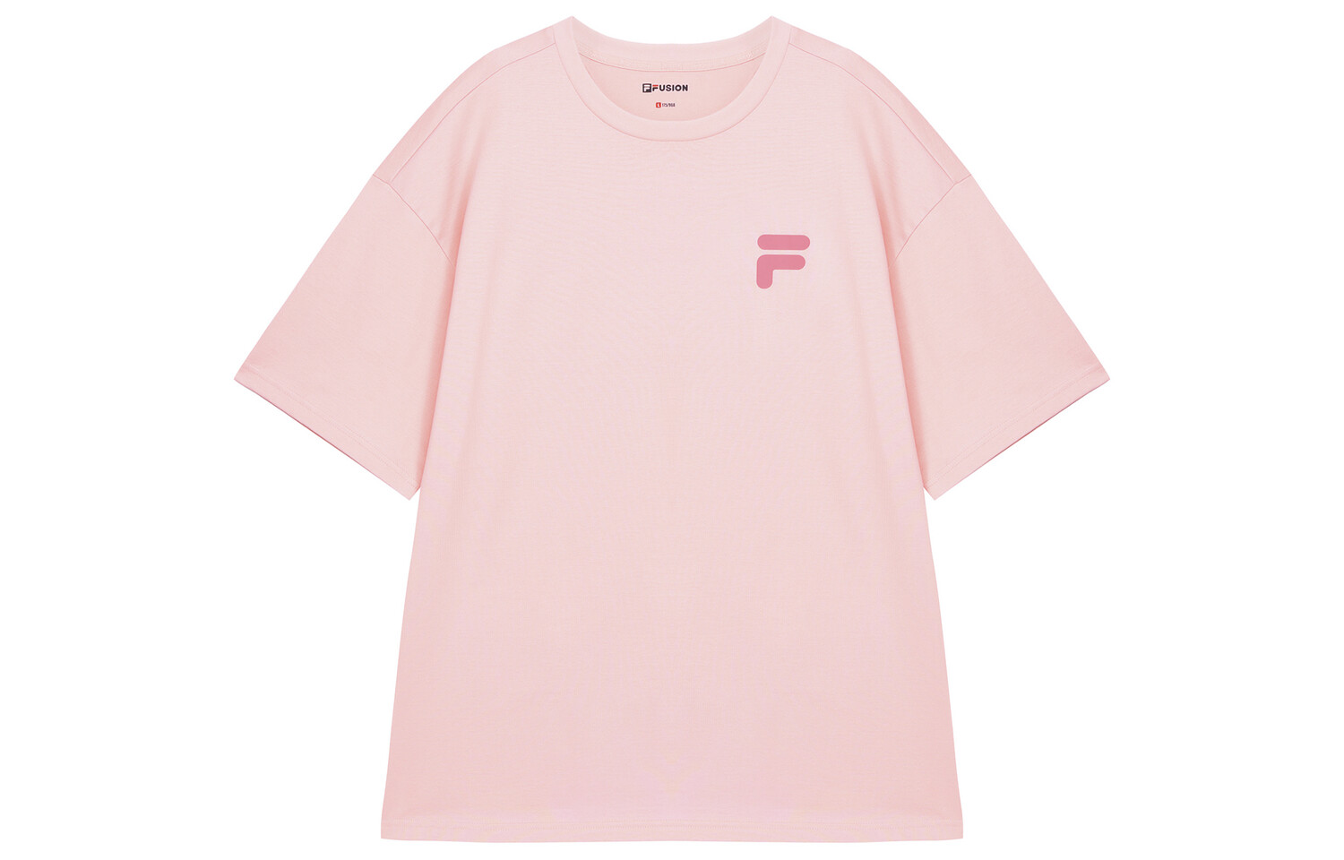 

Футболка унисекс розовая Fila Fusion, розовый