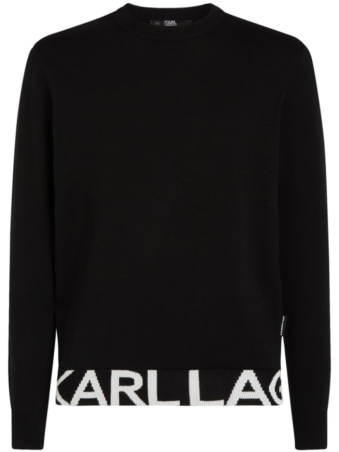 

Karl Lagerfeld джемпер из органического хлопка, черный