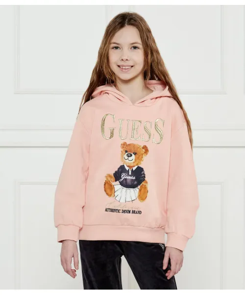 

Толстовка Loose fit Guess, розовый