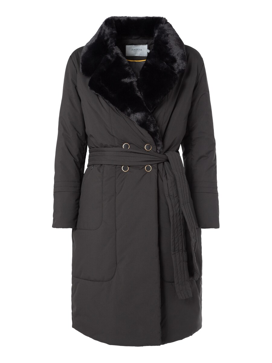 

Зимнее пальто Quiosque Winter Coat 9TR001, пятнистый черный