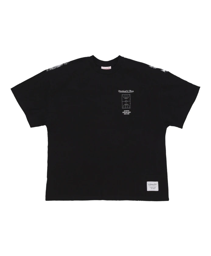 

Премиальная баскетбольная футболка черного цвета Mitchell & Ness, черный