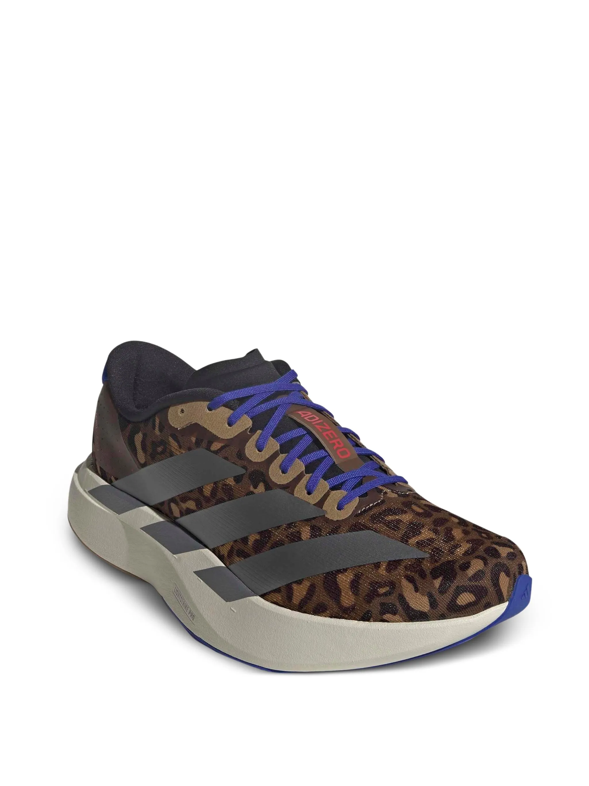 

Кроссовки Adizero Evo SL с леопардовым принтом Adidas, коричневый