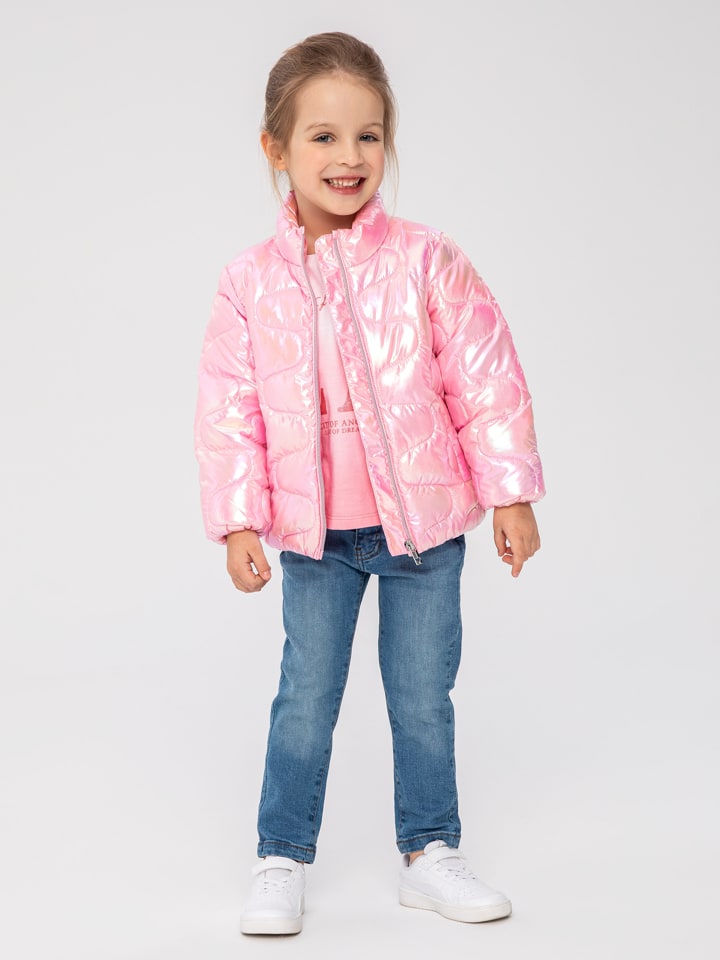 

Minoti Пуховая куртка розового цвета