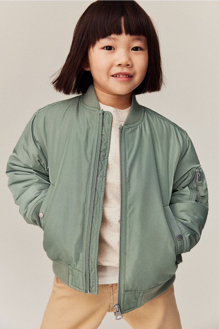 

Пилотная куртка H&M, хаки