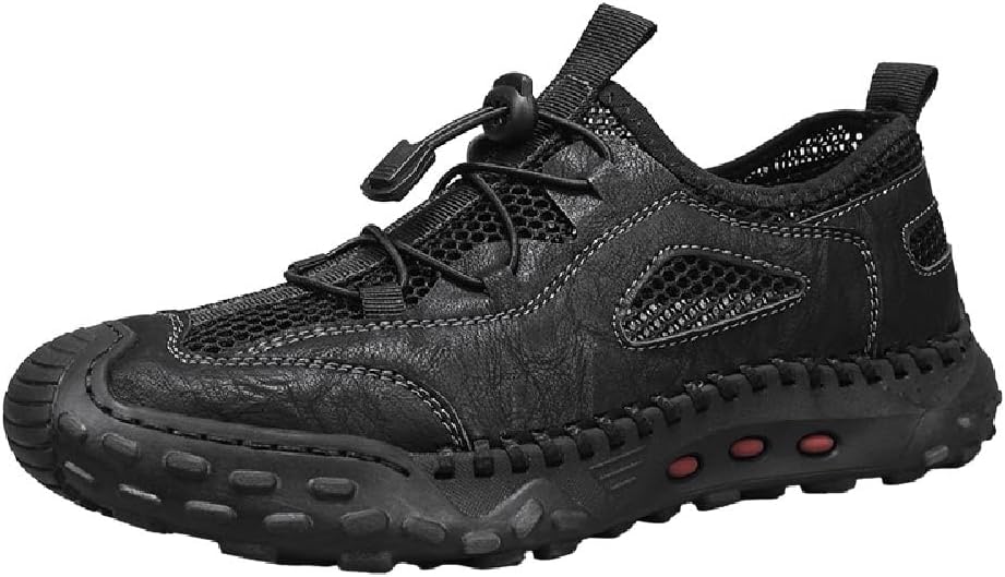 

Мужские повседневные кроссовки, легкие, дышащие, низкие, сетчатые, спортивные, для спортзала, улицы, нескользящие, износостойкие, для тренировок Asifn, черный