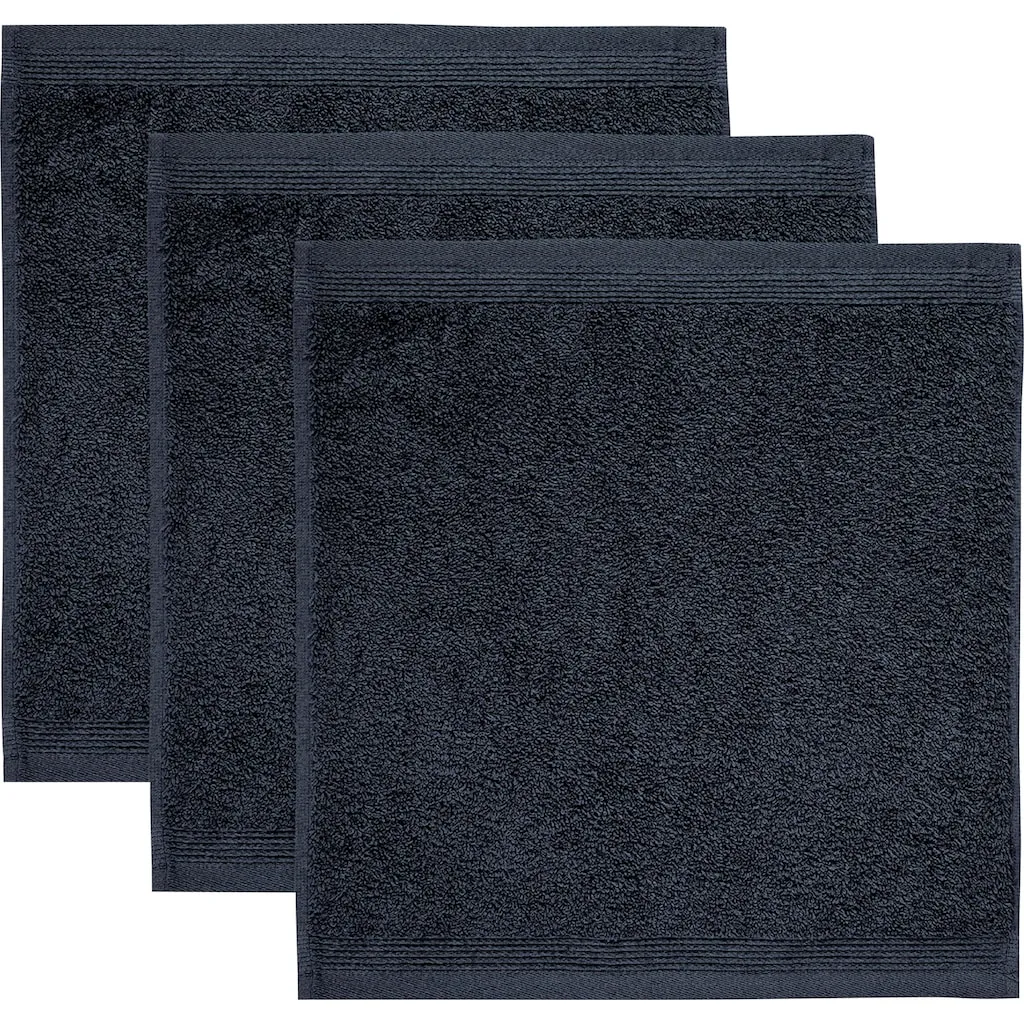 

Полотенце Superwuschel с бордюром, комплект полотенец, 100% премиальный хлопок, мягкое Möve, темно-серый