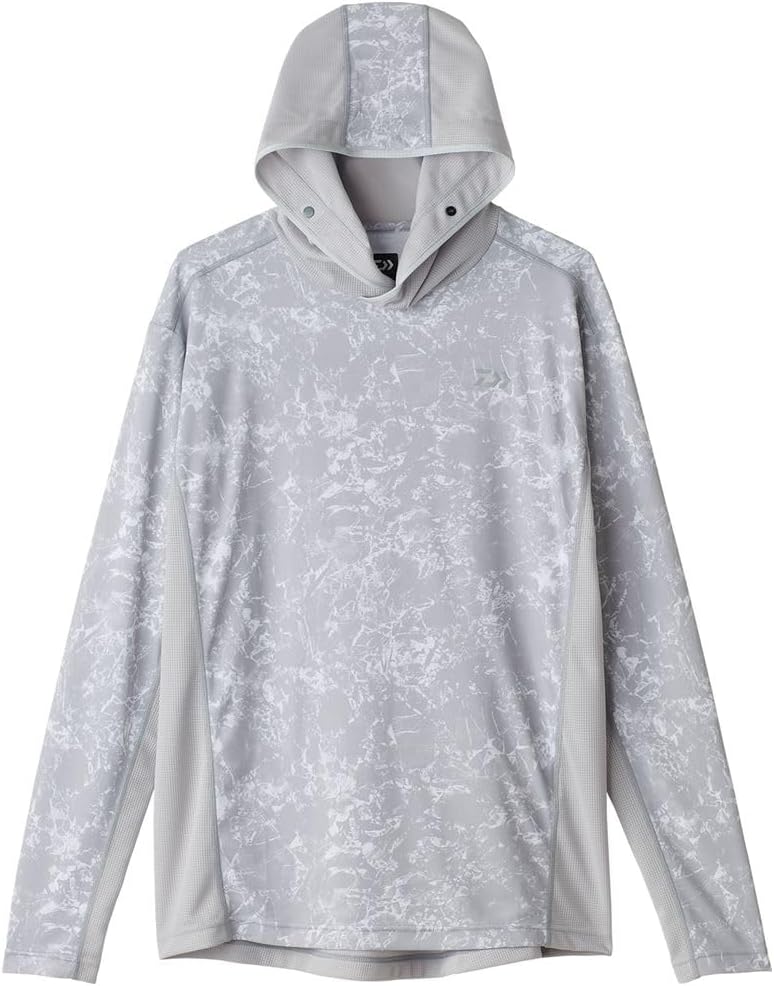 

Толстовка Daiwa (DAIWA) Boat Game Hoodie Shirt DE-3625, различные модели (2025 год), мраморно-серый