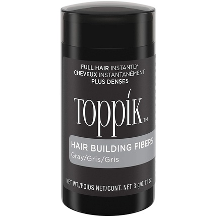 

Волокна для наращивания волос TOPPIK, седые, 3 г