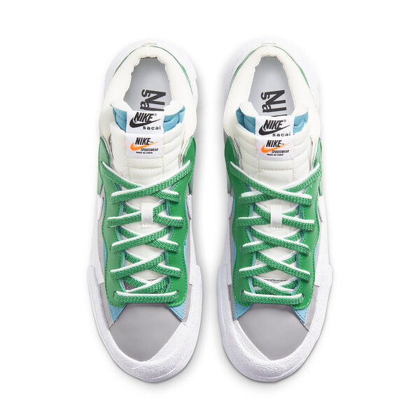 Кроссовки x sacai blazer low Nike, белый — фото 4