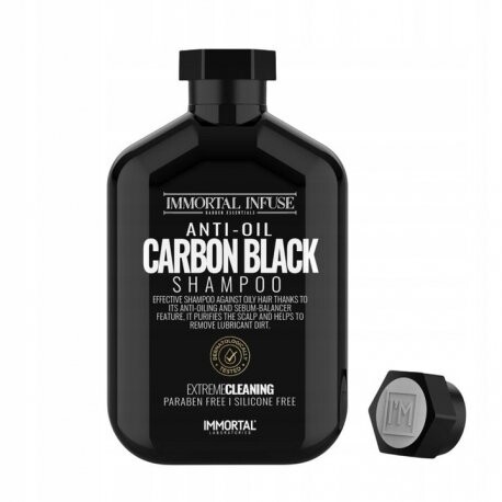 

Шампунь Carbon Black IMMORTAL для мужчин 500мл – для жирных волос