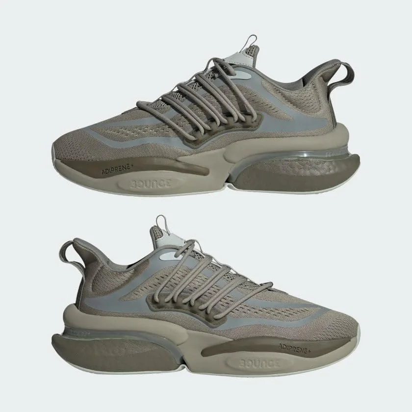 Кроссовки для бега Adidas для взрослых, унисекс, модель HP2758, серебристый/оливковый — фото 4
