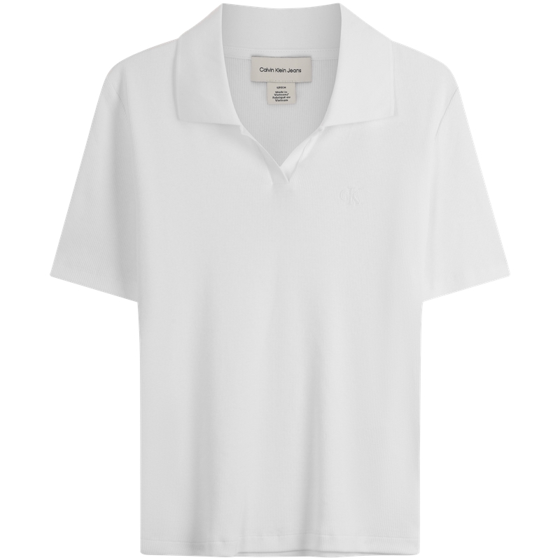 

SS25 Футболка поло женская Calvin Klein, белый