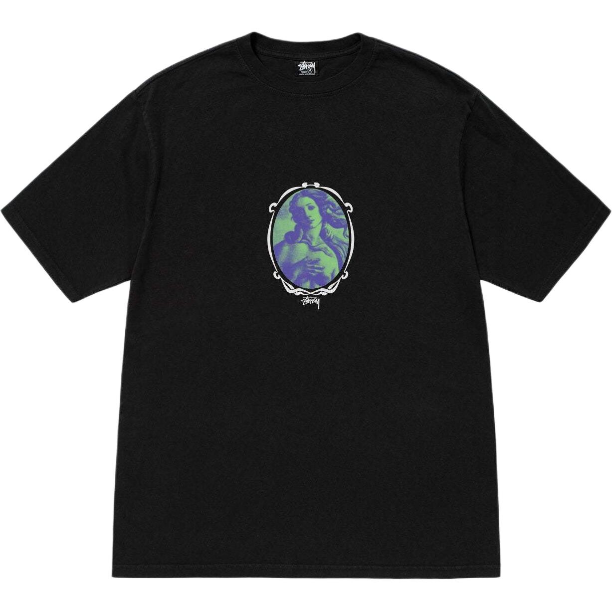 

Футболка Venus Oval Pigment Dyed Stussy, черный