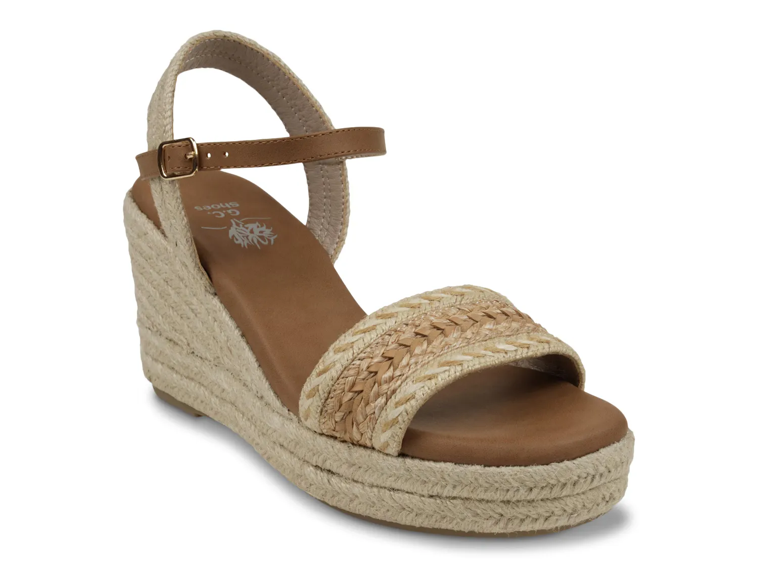 

Сандалии Solene Espadrille Wedge Sandal Gc Shoes, бежевый