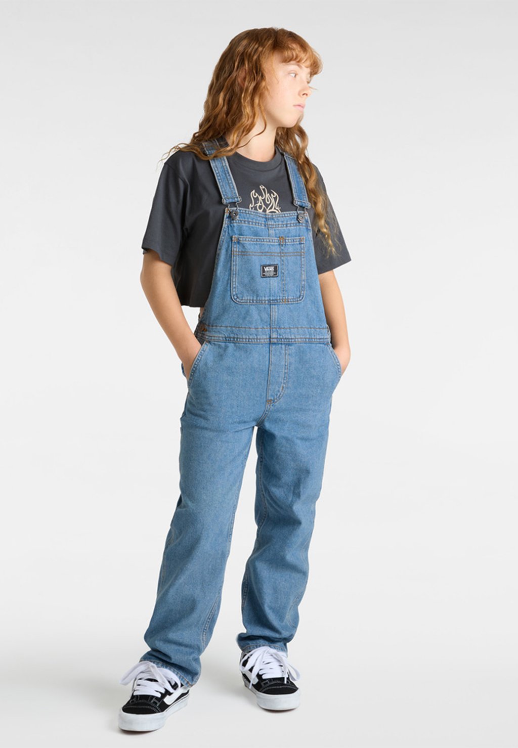 

Комбинезон GROUNDWORK DENIM OVERALL Vans, синий