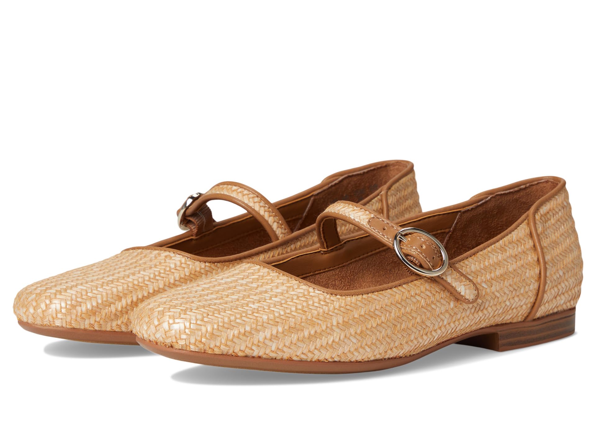Балетки Naturalizer Kelly4, Tan Woven Faux Leather