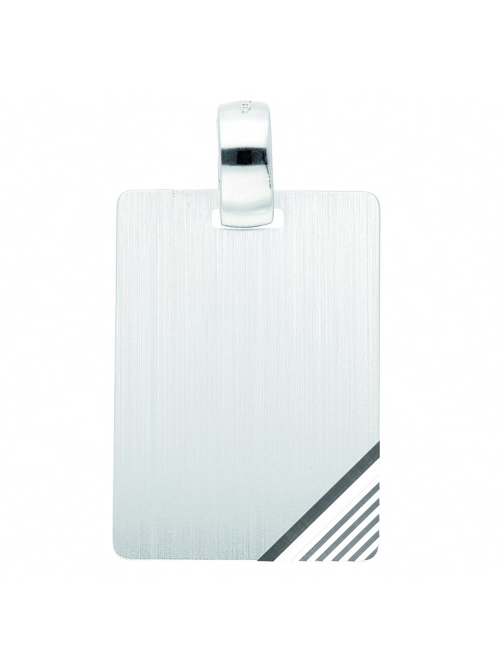 

Adeliás Женский кулон из серебра 925 пробы с гравированной пластиной