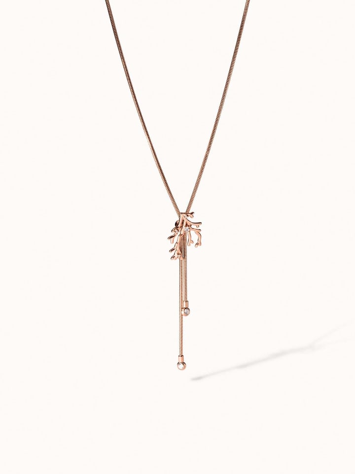 

PURELEI Колье Coral Cove 70 из розового золота