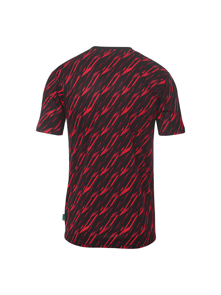 Тренировочная футболка Progressive 28 в черно-красном цвете uhlsport — фото 2