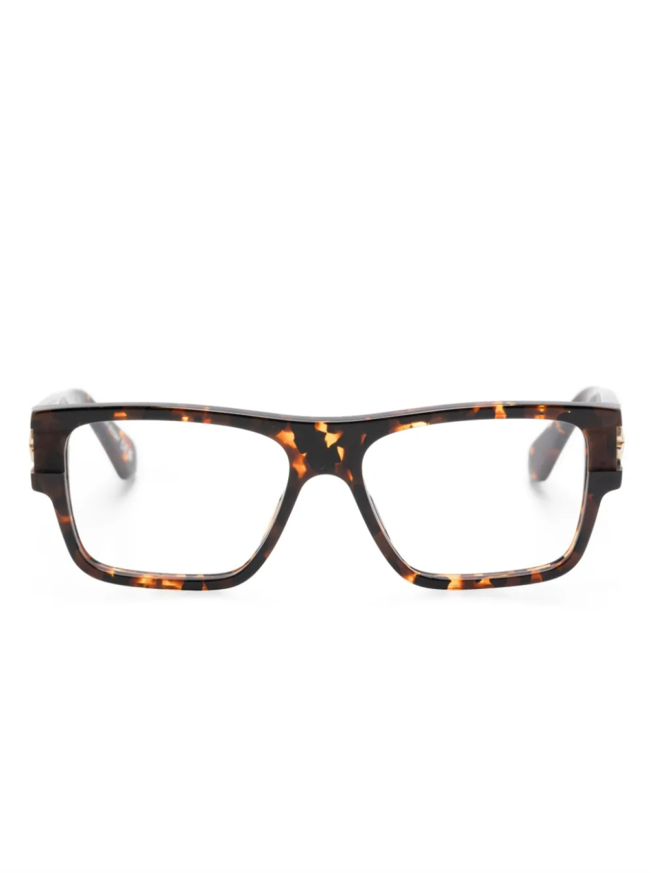 

Очки в черепаховой оправе Off-White Eyewear, коричневый