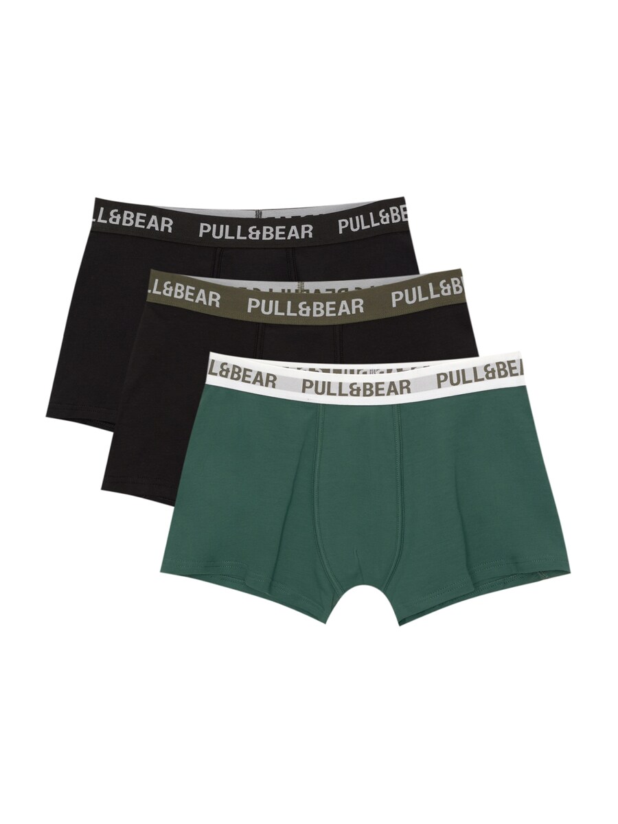 

Боксеры Pull&Bear, цвет Green/Khaki/Black