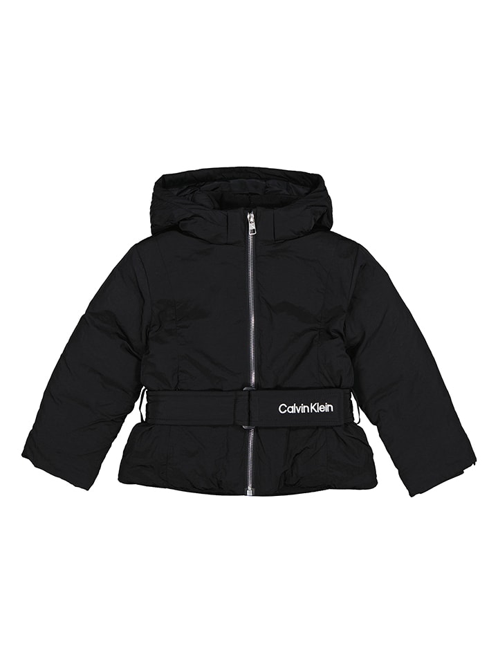 

Calvin Klein Стеганая куртка черного цвета