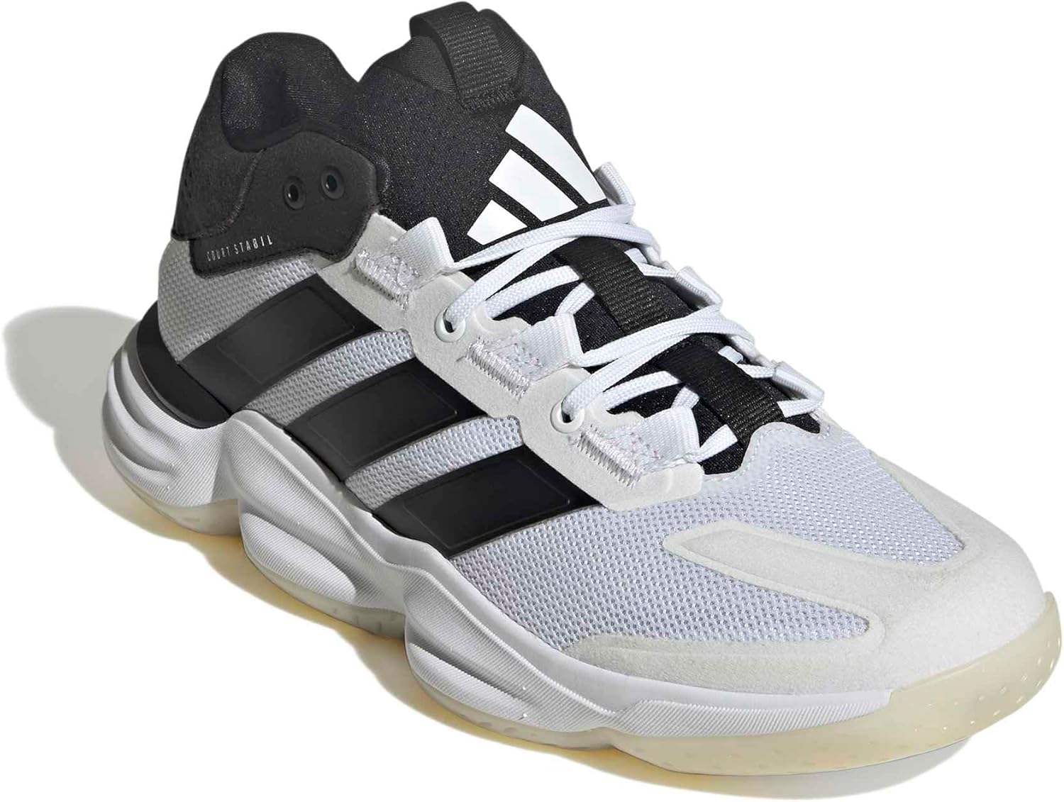 Мужские кроссовки adidas Courtstabil для зала, белый/черный — фото 4