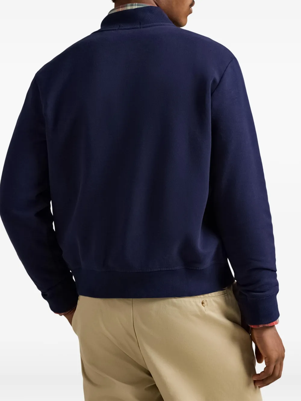Толстовка на кнопках Polo Ralph Lauren, синий — фото 4