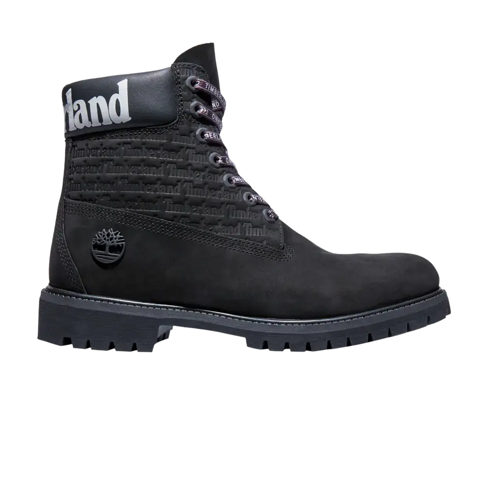 Ботинки Timberland Premium 6 Inch с логотипом, черный