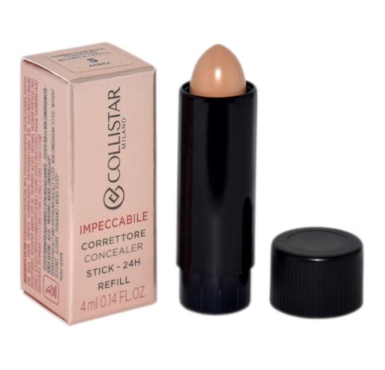 

Часовой янтарный консилер для лица с 5 сменами, 4 мл Collistar, Impeccabile Concealer Stick, 24-