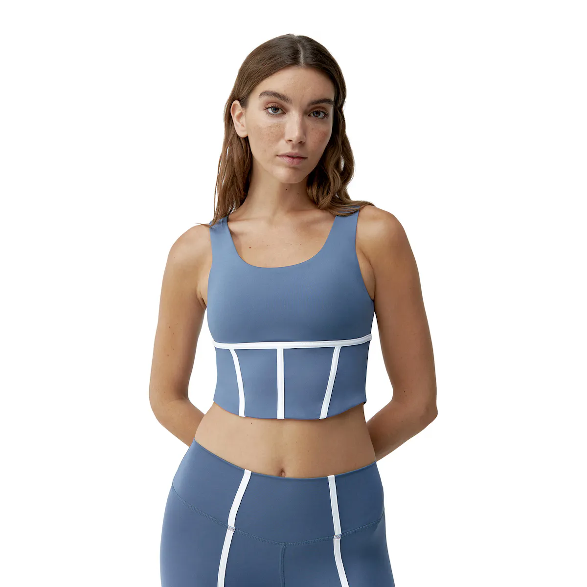 

Vani Born Living Yoga Женский топ, цвет Azul denim