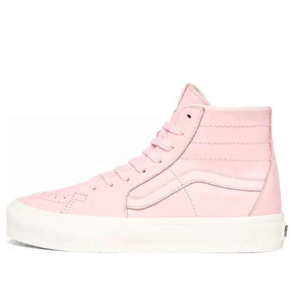 

Кроссовки soft leather sk8-hi pink Vans, розовый